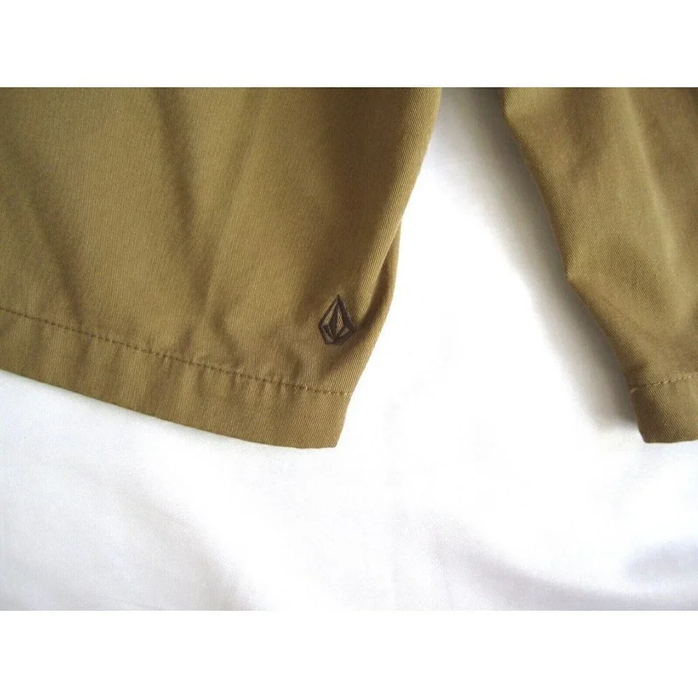 Men's Volcom True to This Made Brown Shorts Size 32 (MP48)